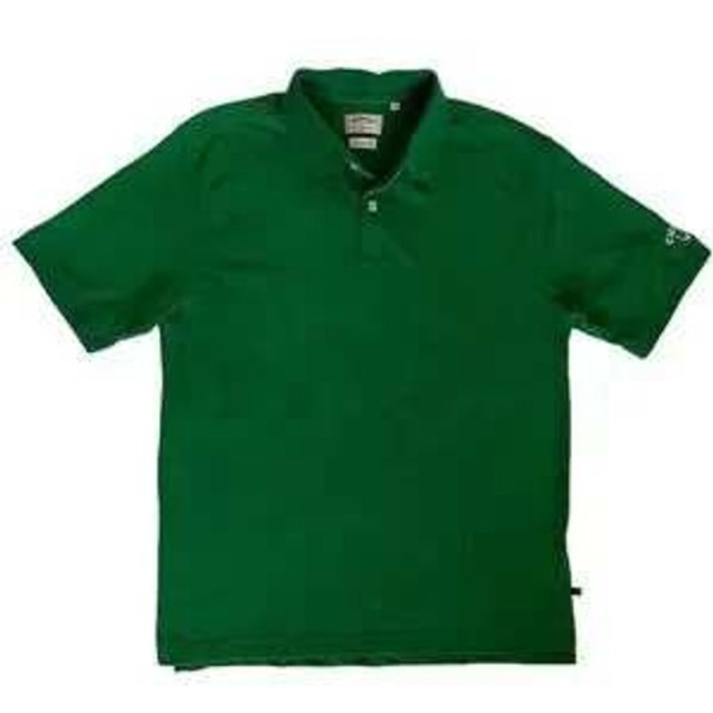 Callaway Golf Mens Green‎ Short Sleeve Cotton Polo Shirt Size L Embroidered Logo